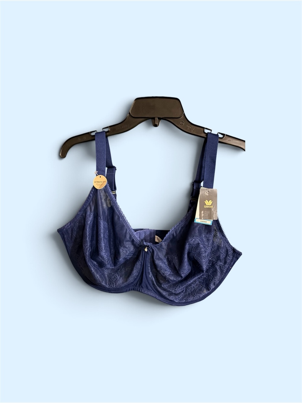 Wacoal Deep Navy Lace Full-Coverage Underwire Bra